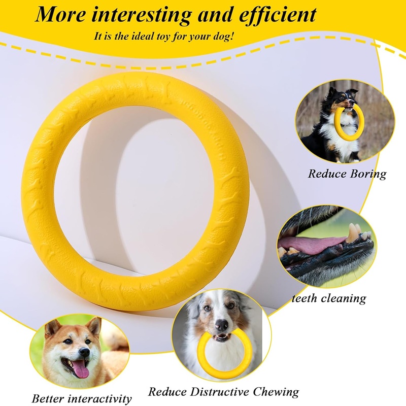 강아지 장난감 애완견 플라잉 디스크 EVA 강아지 훈련 - Flying Disc Dog Training Toy 리뷰 및 가격