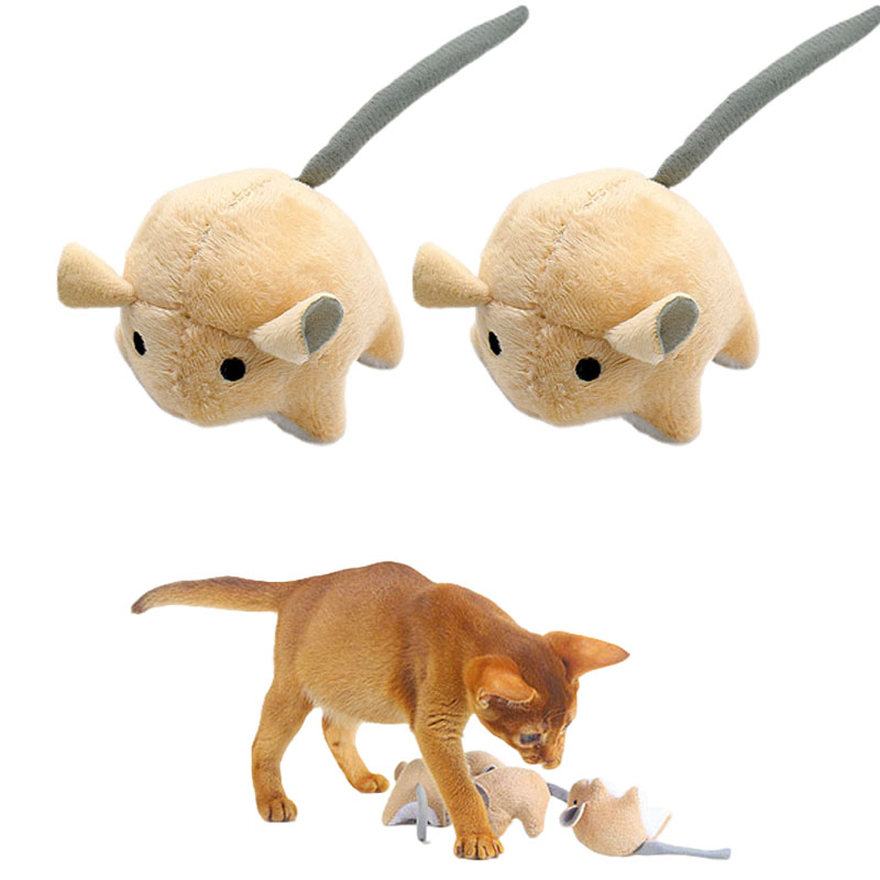고양이용 플러시 캣닢 쥐 장난감, 실내 고양이용 인터랙 - Catnip Interactive Plush Mouse 리뷰 및 가격